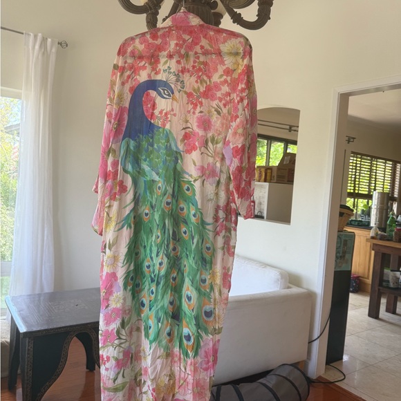 Floral Kimono Robe - Picture 3 of 4